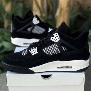 New Air Jordan 4 Men’s Shoes - Black/White (Random Box)